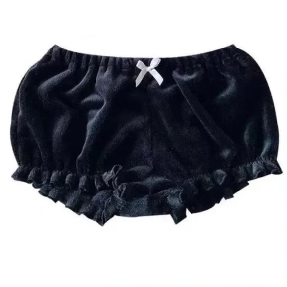 Kuromi Pajamas Bra & Bloomer Set Black Velour - Picture 3 of 3